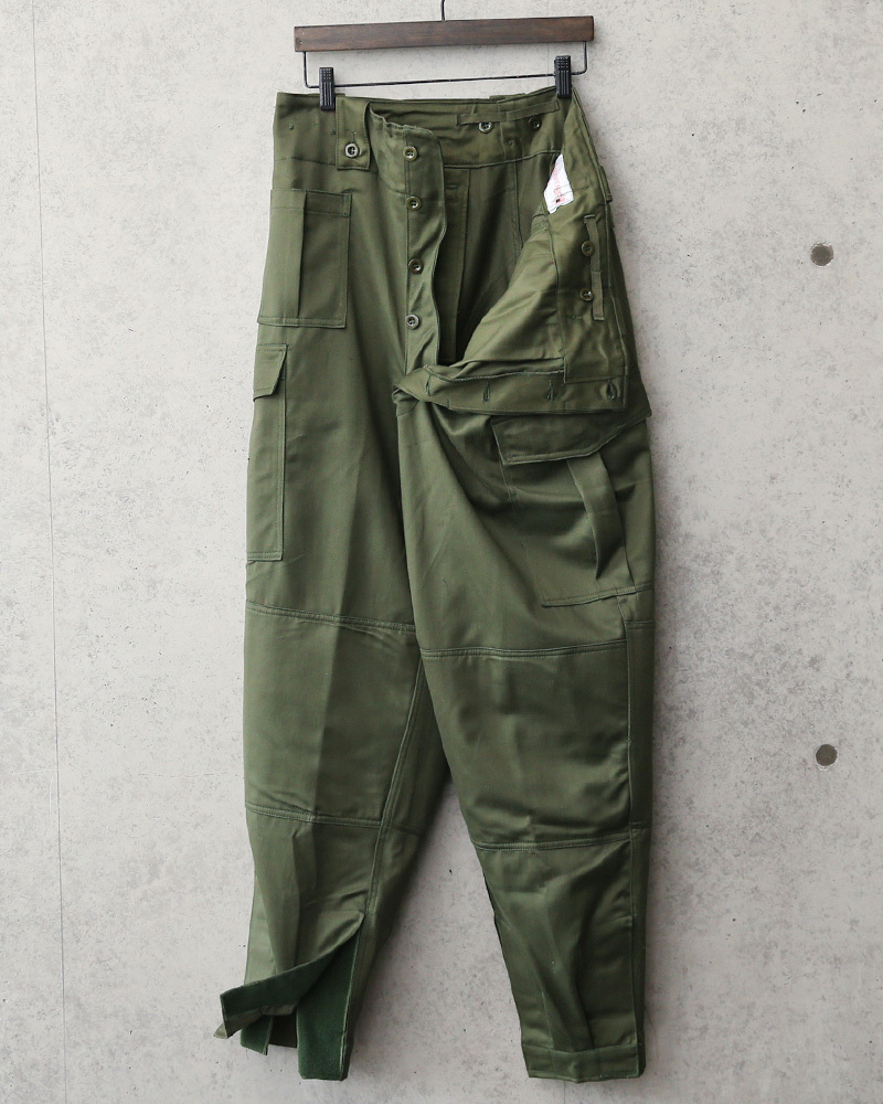 実物 新品 デッドストック ベルギー軍 M-64フィールドパンツ SEYNTEX社