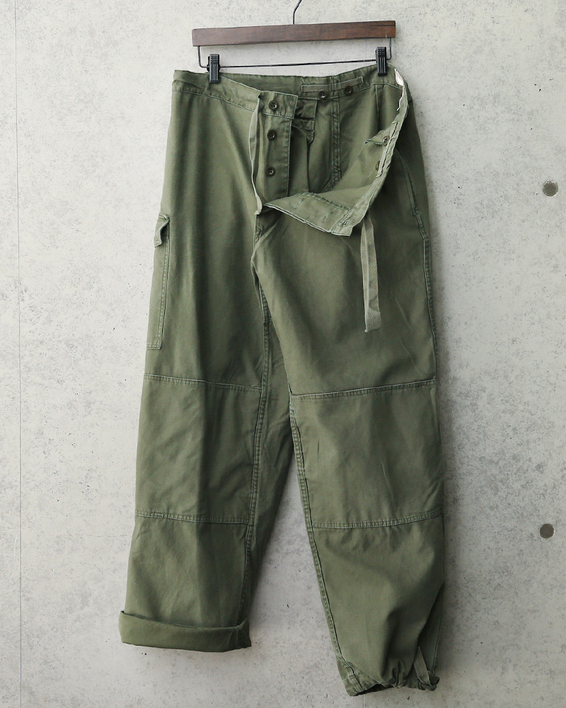 実物 USED ベルギー軍 M-88 フィールド オーバーパンツ OD