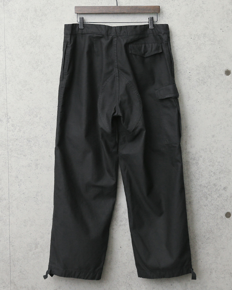 実物 USED ベルギー軍 M-88 フィールド オーバーパンツ BLACK