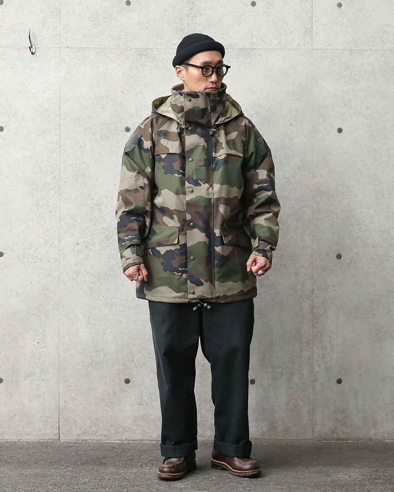 実物 新品 デッドストック フランス軍 CCE CAMO WATERPROOF