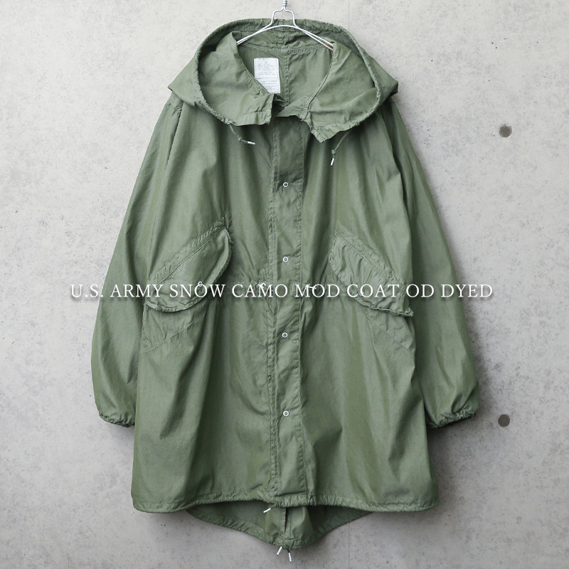 実物 新品 デッドストック 米軍 スノーカモ モッズコート Od染め メンズ ミリタリーコート フィッシュテール アウター 軍服 おしゃれ クーポン対象外 Wip ミリタリーショップwaiper 通販 Yahoo ショッピング