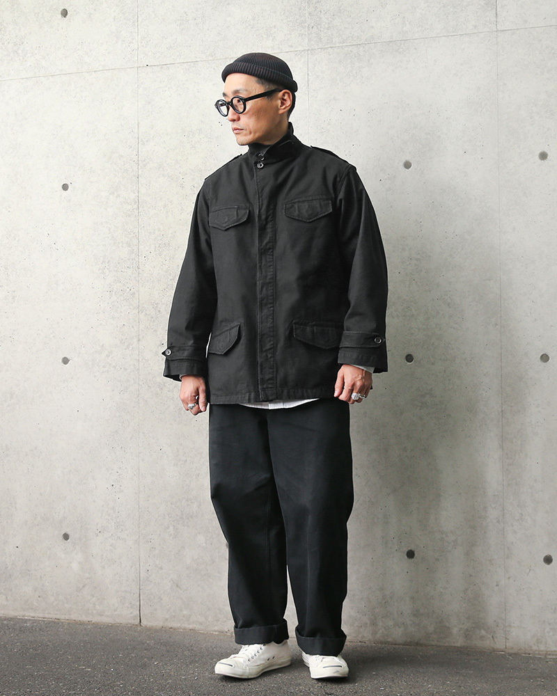MILITARY 実物 USED フランス軍 M-47 フィールドジャケット 前期