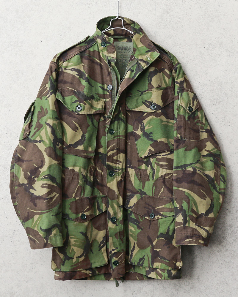 実物 USED イギリス軍 WINDPROOF コンバット スモック DPMカモ メンズ