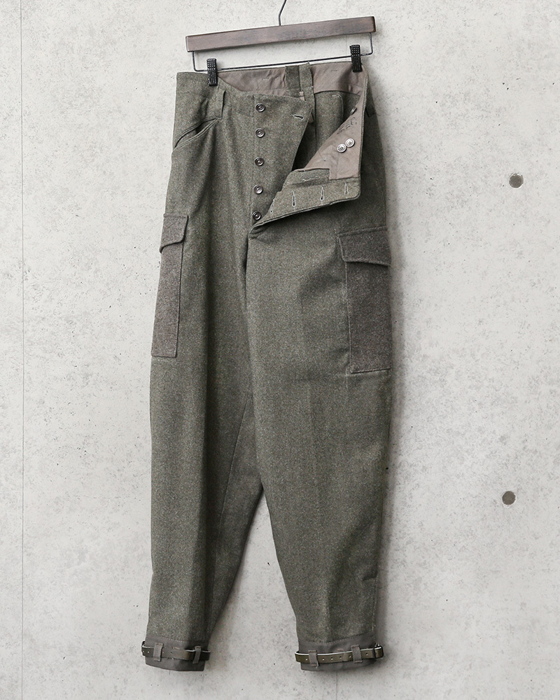 実物 USED スウェーデン軍 M-39 ウール カーゴパンツ ＃2 軍パン 軍