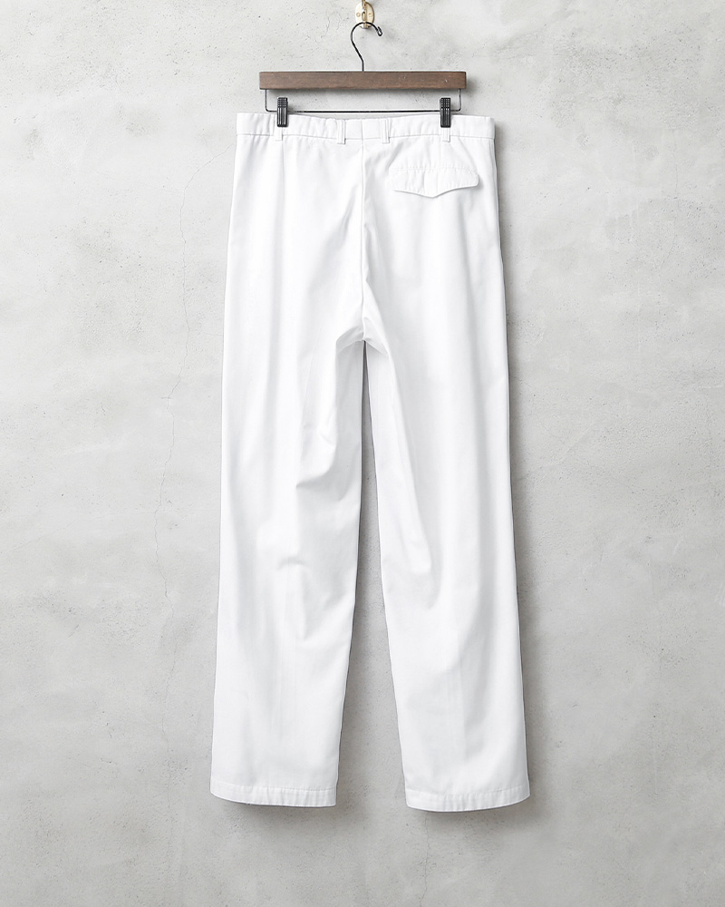 70s ドイツ軍 コットンツイル セーラーパンツ ホワイト ミリタリー