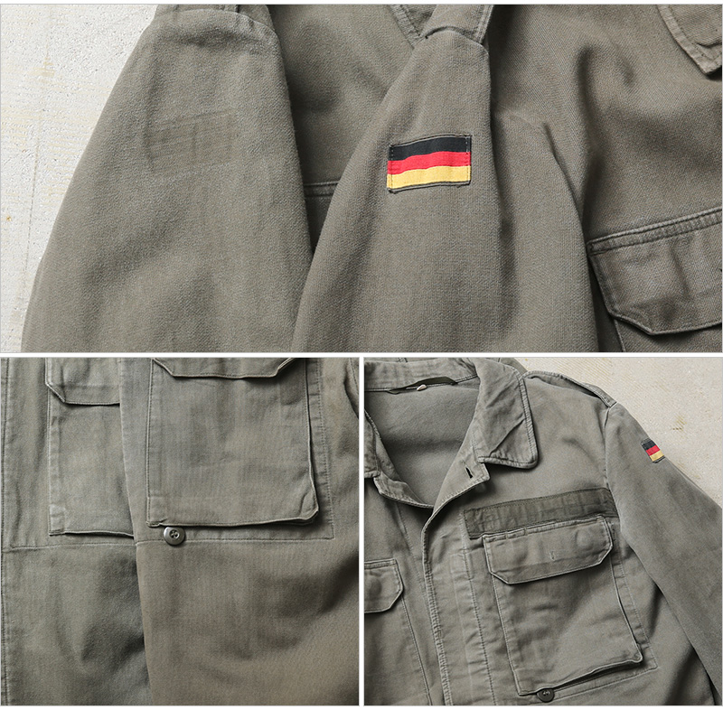 希少 実物 USED ドイツ軍 モールスキン ジャケット 後期型 メンズ 