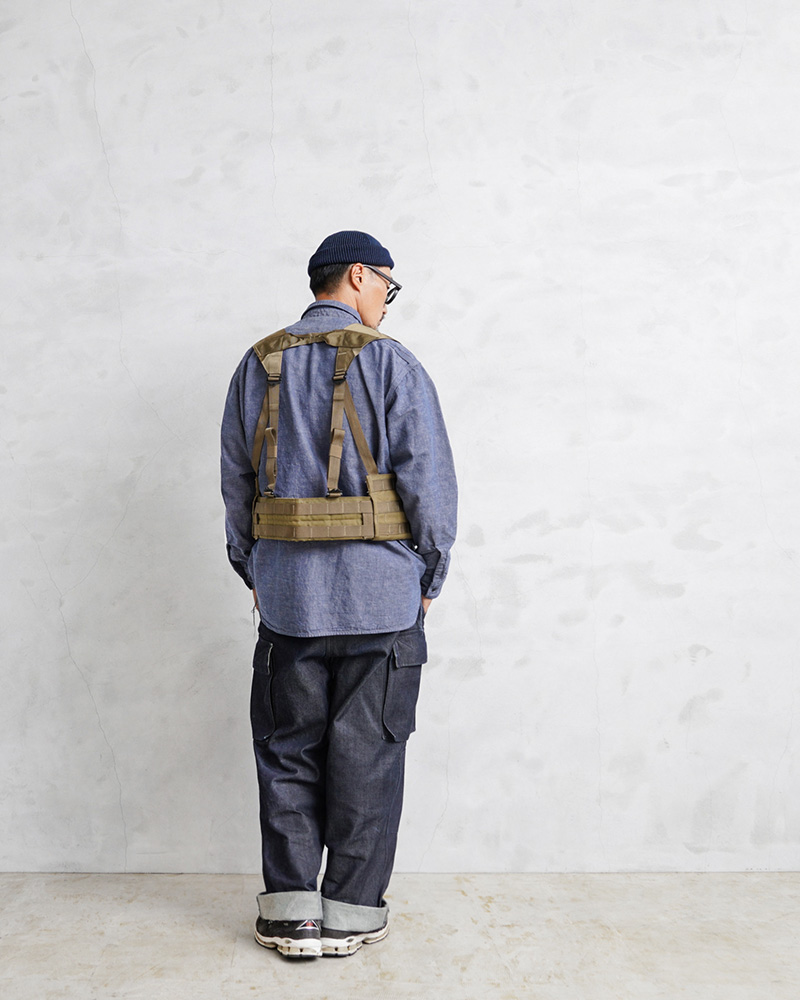 実物　米軍使用　タクティカルベスト＆ベルト MILITARY 実物 米軍 INDIVIDUAL EQUIPMENT ベルト OD USED