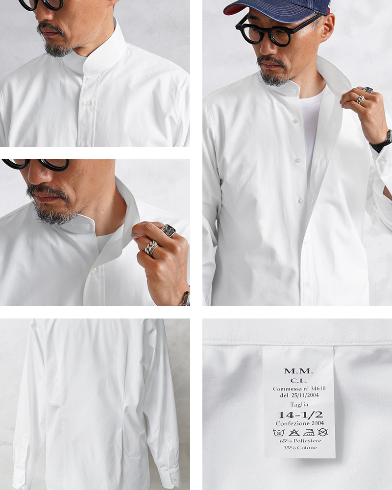 軍物 ミリタリー シャツ スタンドカラー MILITARY 実物 新品 デッドストック 米軍 MEDICAL フランネル
