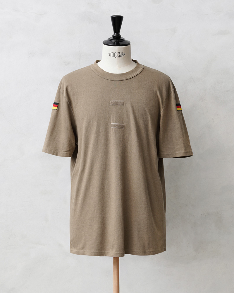 実物 USED ドイツ軍 BUNDESWEHR トロピカル Tシャツ COYOTE メンズ 軍 