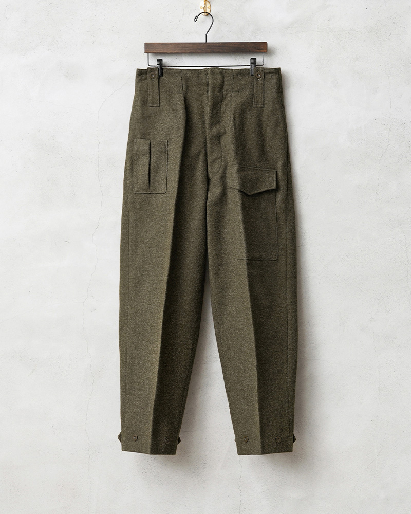 375 【希少・1966年製】イギリス軍 実物 バトルドレス トラウザーズ 1950s Vintage Military Battle Dress Trouser ヴィンテージバトル