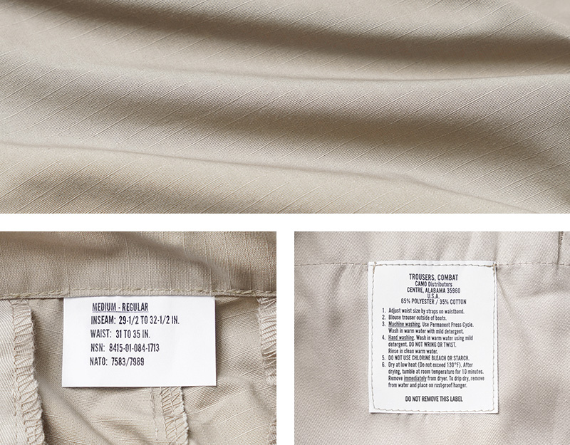 MADE IN USA 新品 米軍 デッドストック 1980〜90年代 BDU カーゴパンツ POLYCOTTON カーキ 古着 アメカジ アメリカ製【クーポン対象外】【I】  : wip-22080813 : ミリタリーショップWAIPER - 通販 - Yahoo!ショッピング