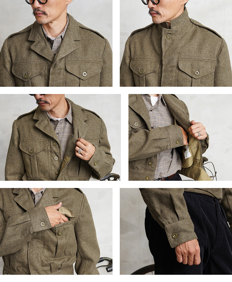 実物 新品 デッドストック イギリス軍 1949 PATTERN BATTLE DRESS