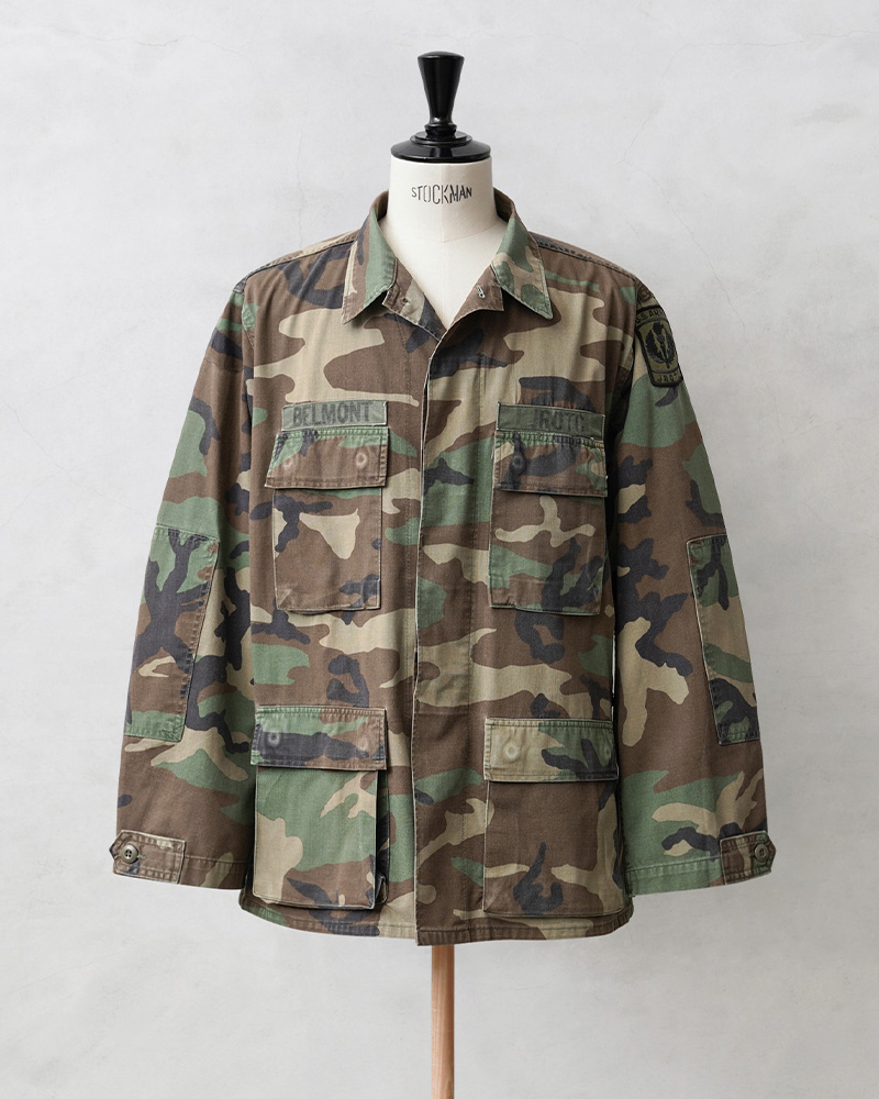 実物 USED 米軍 BDU WOODLAND CAMO ジャケット 中期型