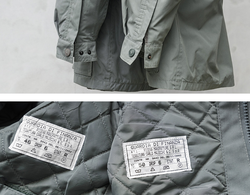 MILITARY 実物 USED イタリア GUARDIA DI FINANZA（財務警察）ジャケット ライナー＆フード付き ミリタリージャケット  アウター 軍モノ 古着【クーポン対象外】【I】 : ミリタリーショップWAIPER - 通販 - Yahoo!ショッピング