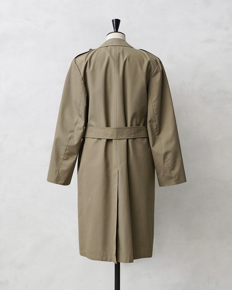 PRADA オリーブ色 ミリタリーロングコート ベルト付き 44 PRADA オリーブ色 ミリタリーロングコート ベルト付き 44 ホームアイ