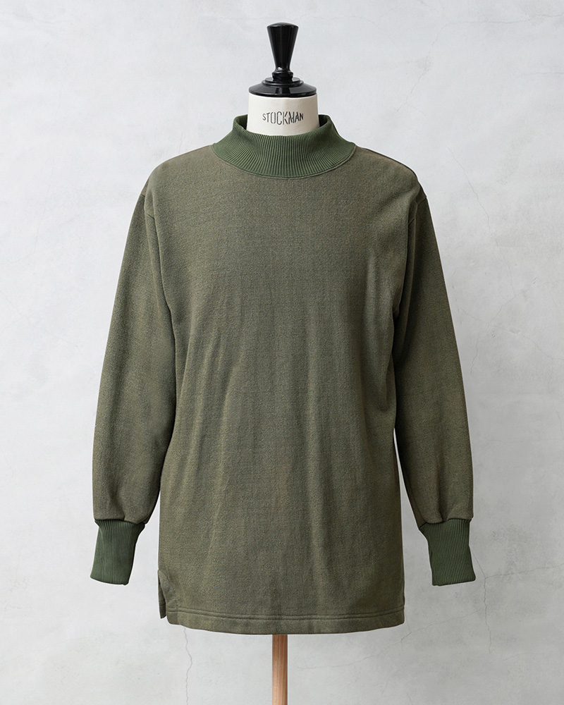 実物 USED ハンガリー軍 1960〜70's VINTAGE モックネック RIB