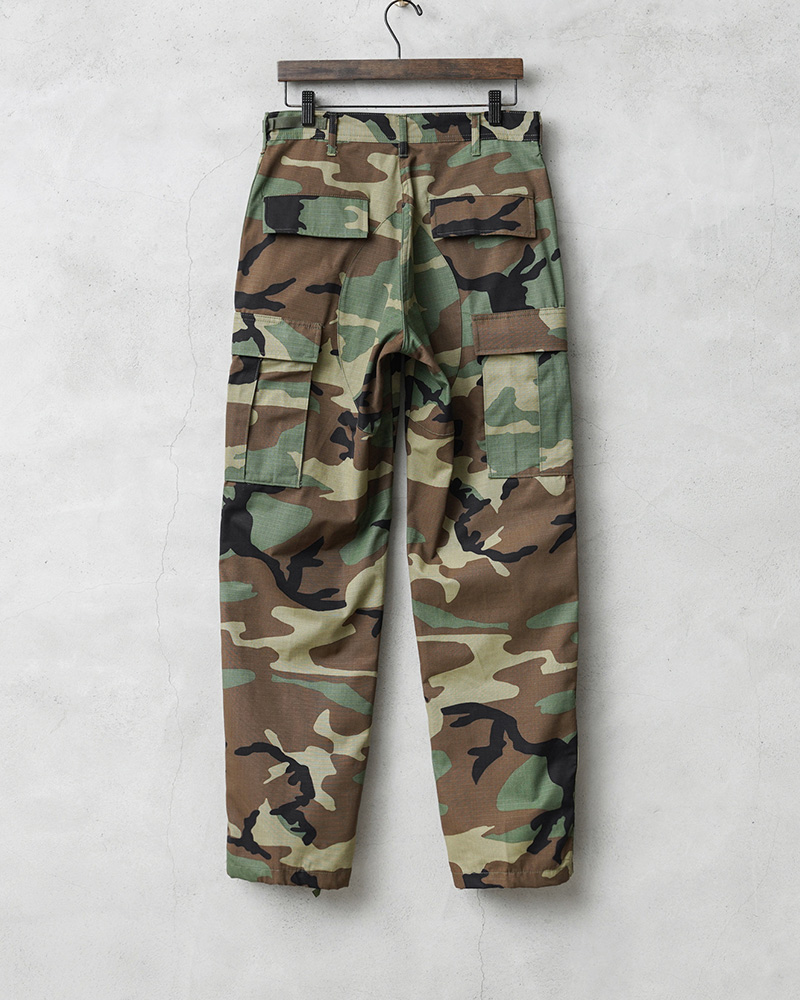 実物 新品 デッドストック 米軍 BDU WOODLAND CAMO カーゴパンツ