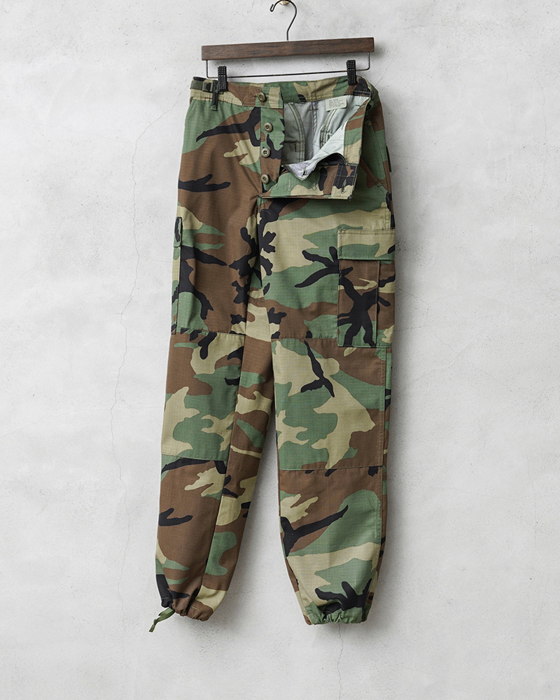 実物 新品 デッドストック 米軍 BDU WOODLAND CAMO カーゴ