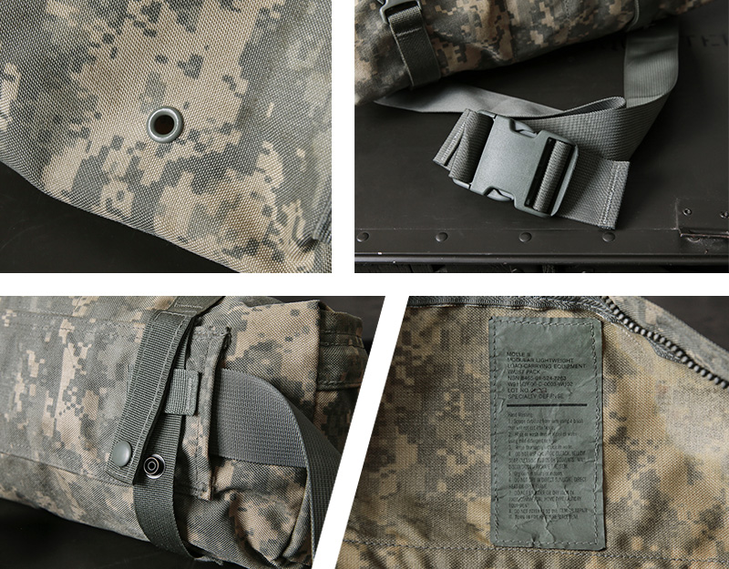 米軍実物３CカラーMOLLE II 軽量ウエストパック 迷彩 MOLLE2 ウエストパック | マルチカム迷彩 - -米軍放出品販売
