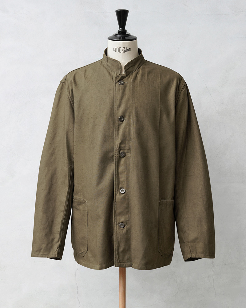 実物 新品 デッドストック チェコ軍 1950〜60's スタンドカラー ワーク