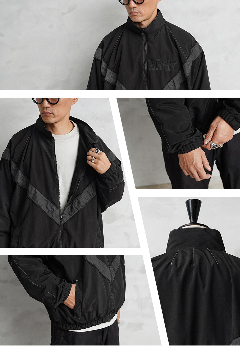 実物 USED 米軍 U.S.ARMY IPFU フィットネスジャケット DEEP