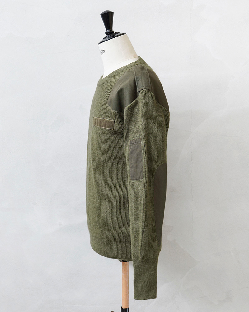 ☆★　実物 USED イタリア軍 伊軍　コマンドセーター ウール製　レア物　★☆ MILITARY 実物 USED イタリア軍 コマンドセーター オリーブ