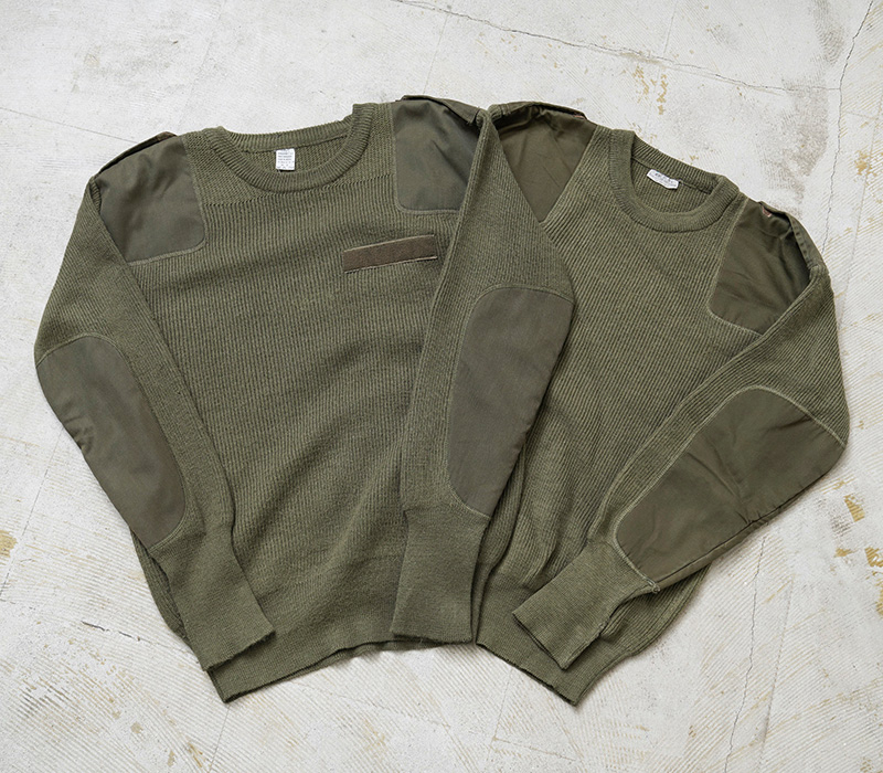 ☆★　実物 USED イタリア軍 伊軍　コマンドセーター ウール製　レア物　★☆ MILITARY 実物 USED イタリア軍 コマンドセーター オリーブ