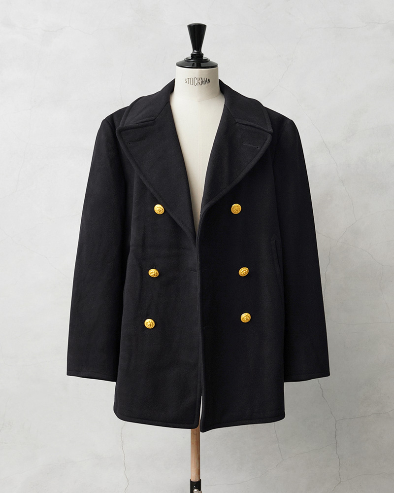 実物 USED 米軍 U.S.NAVY KERSEY（カージー）ウール ピーコート ゴールドボタン / Pコート PEA COAT 古着 軍物 軍モノ  ビンテージ【クーポン対象外】【I】