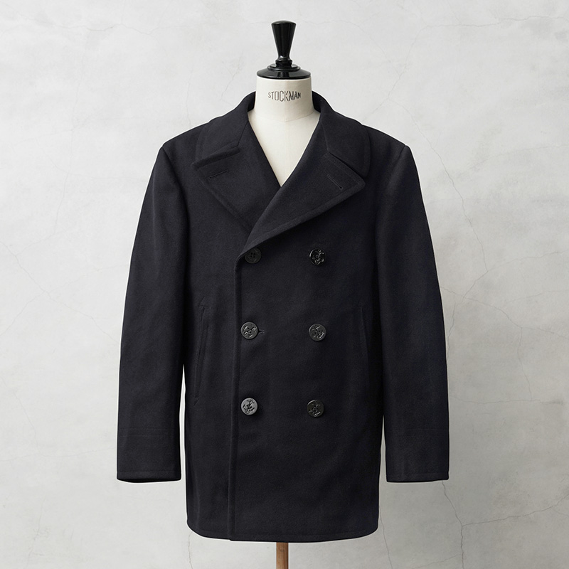 実物 USED 米軍 U.S.NAVY KERSEY（カージー）ウール ピーコート アンカーボタン / Pコート PEA COAT 古着 軍物 軍モノ  ビンテージ【クーポン対象外】【I】