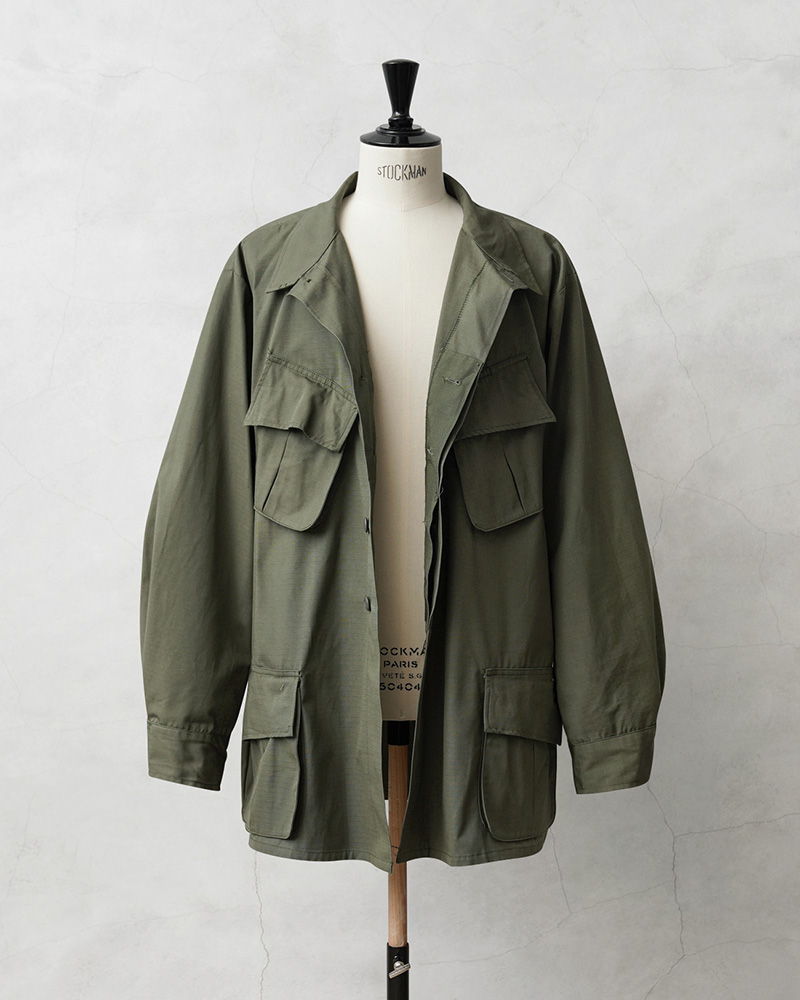 実物 新品 デッドストック 米軍 60〜70’s ジャングルファティーグ ジャケット 5th / JUNGLE FATIGUE JACKET 古着  軍モノ ビンテージ【クーポン対象外】【T】