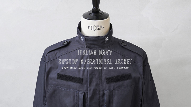 MILITARY 実物 USED イタリア軍 M.M. NAVY リップストップ
