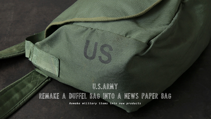 WAIPER.inc 実物 米軍 コーデュラナイロン ダッフルバック