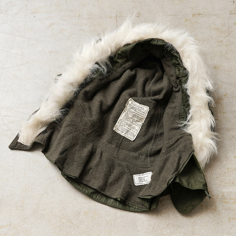 MILITARY 実物 新品 デッドストック 米軍 M-65用フード アクリル