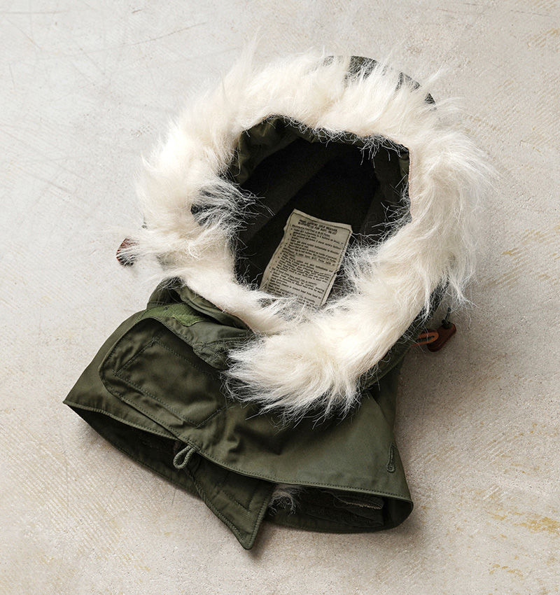 米軍　フード アクリルファー MILITARY リジェクト 訳あり品 実物 新品 デッドストック 米軍 M