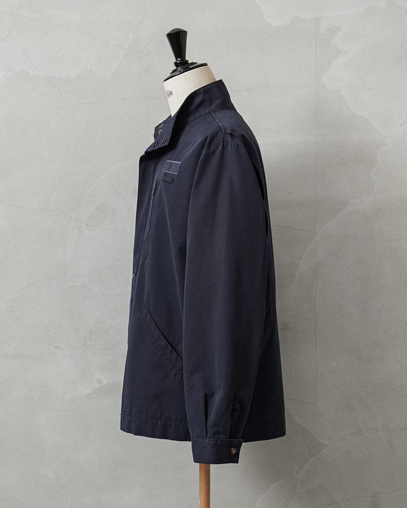 MILITARY 実物 USED フランス海軍 スタンドカラー デッキ