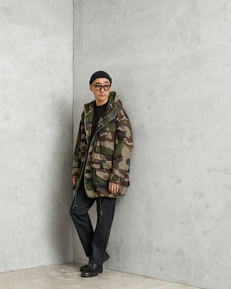 フランス軍GUERILLA SMOCKコンバットJKT CCEカモ デッド MILITARY 実物 新品 デッドストック フランス軍 GUERILLA SMOCK