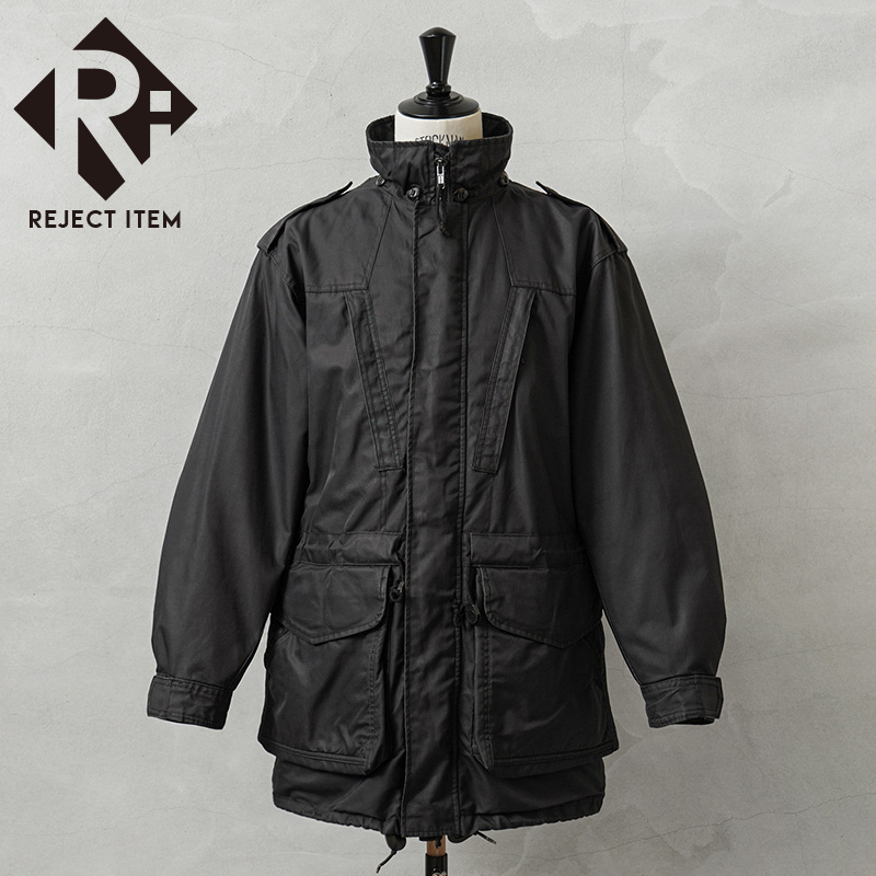 リジェクト 訳あり品 実物 USED カナダ軍  CANADIAN NAVY コールド&ウェットウェザーパーカー BLACK【Cx】【I】 wip_25010726_1.jpg