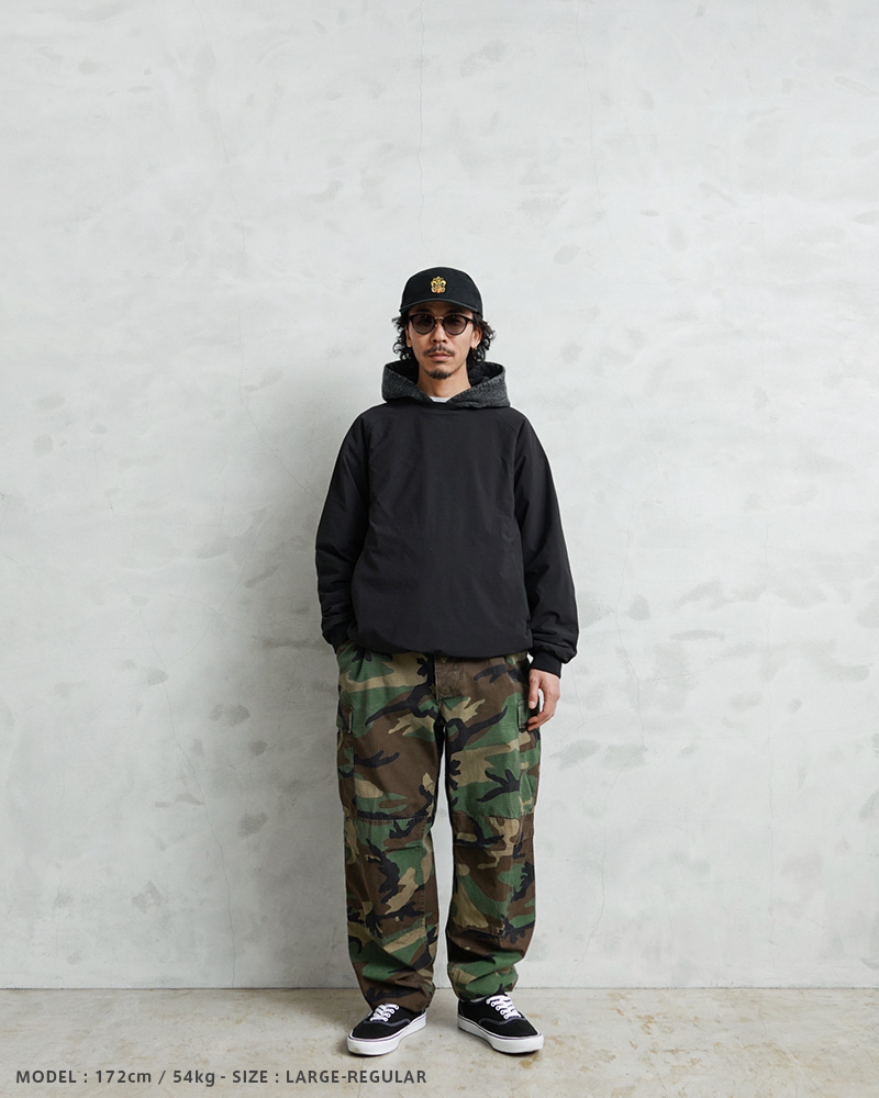 MILITARY 実物 USED 米軍 BDU WOODLAND CAMO リップストップ