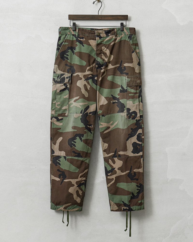 米軍 BDU ブラック リップストップ カーゴパンツ M-S MILITARY 実物 新品 デッドストック 米軍 BDU ブラック リップス