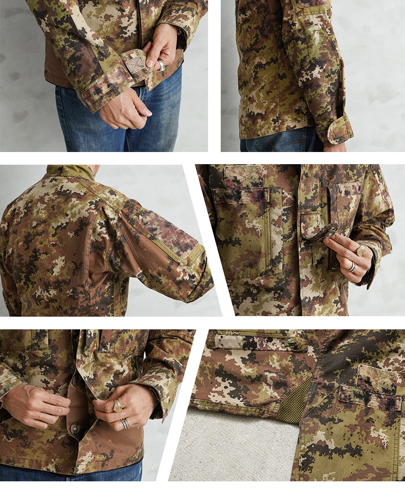 MILITARY 実物 USED イタリア軍 現用 C/NYツイル コンバット