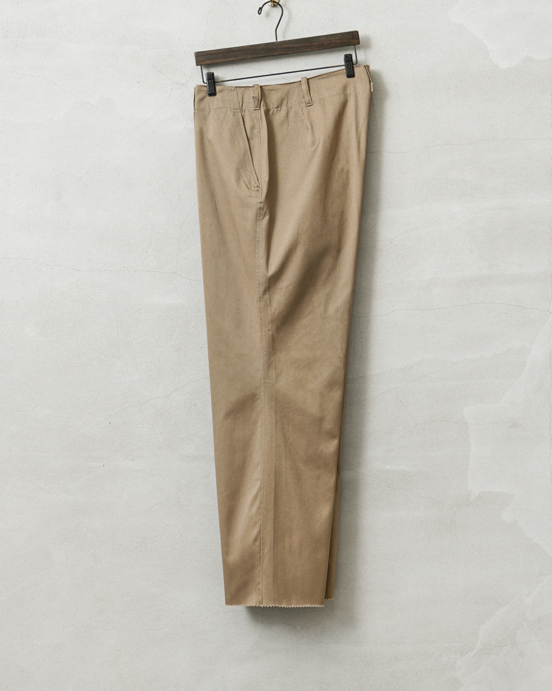 美品 NEAT チノ トラウザー モールスキン カーキ サイズ44 NEAT | GIZA MOLESKIN TAPERD / KAHKI ギザコットンモールスキン