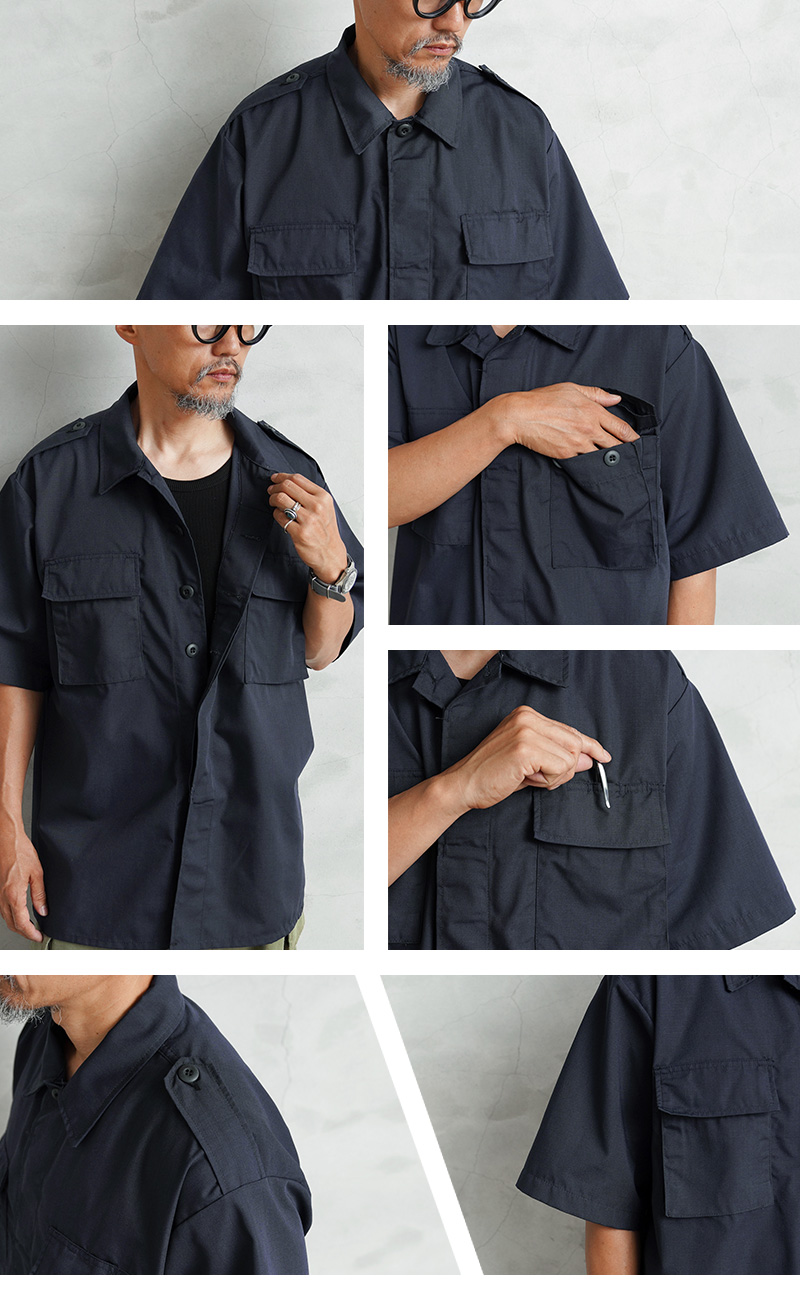 リップストップアーミーシャツ Spick & Span（スピックアンドスパン）の「リップストップ