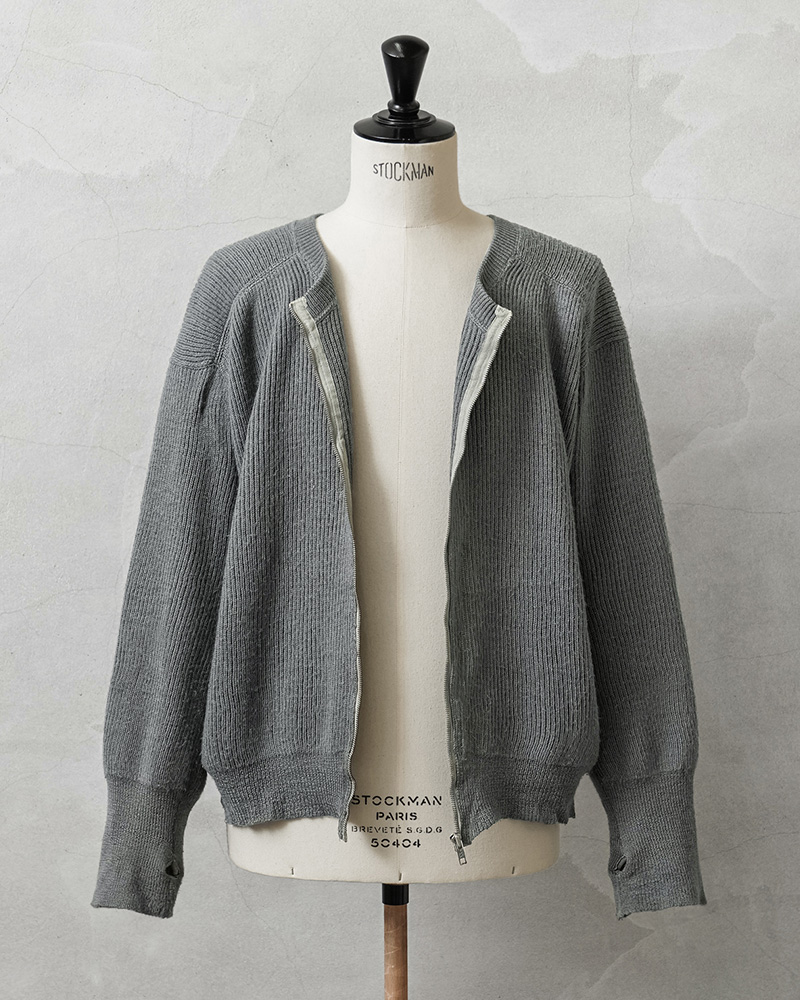 新品 未使用 dead stock デンマーク軍 ウール ジップセーター wip_25093027_6.jpg