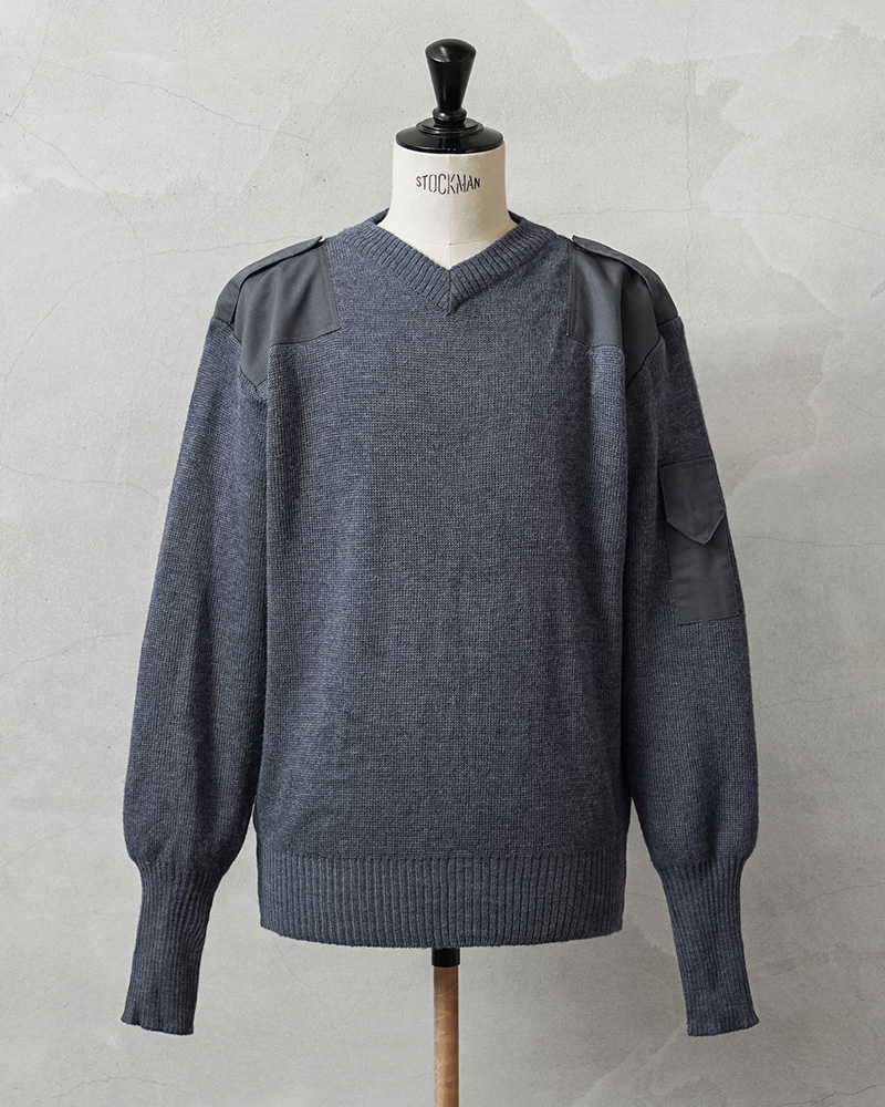 コマンドセーター100%woolサイズ40ミリタリー イギリス軍 ヴィンテージ MILITARY（ミリタリー） 実物 USED イギリス軍 RAF ユーティリティ V