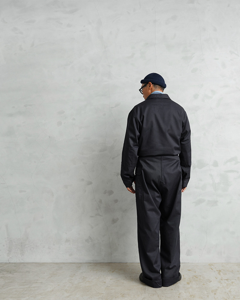 実物 新品 デッドストック 米軍 FLAME RESISTANT ウエストアジャスター エンジニア カバーオール NAVY【Cx】【I】 MILITARY（ミリタリー） 実物 新品 デッドストック 米軍 FLAME