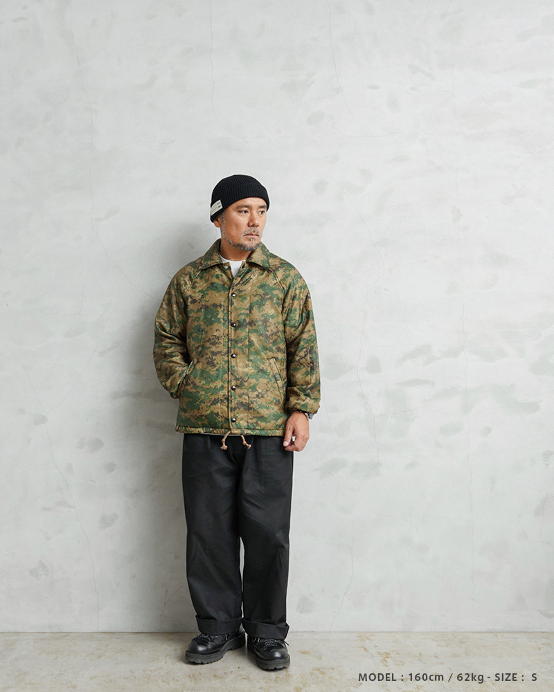 WAIPER.inc 実物 新品 デッドストック 米軍 U.S.M.C. ポンチョライナー リメイク コーチジャケット MARPAT 日本製【I】【Cx】 WAIPER.inc 実物 新品 デッドストック 米軍 U.S.M.C. ポンチョライナー