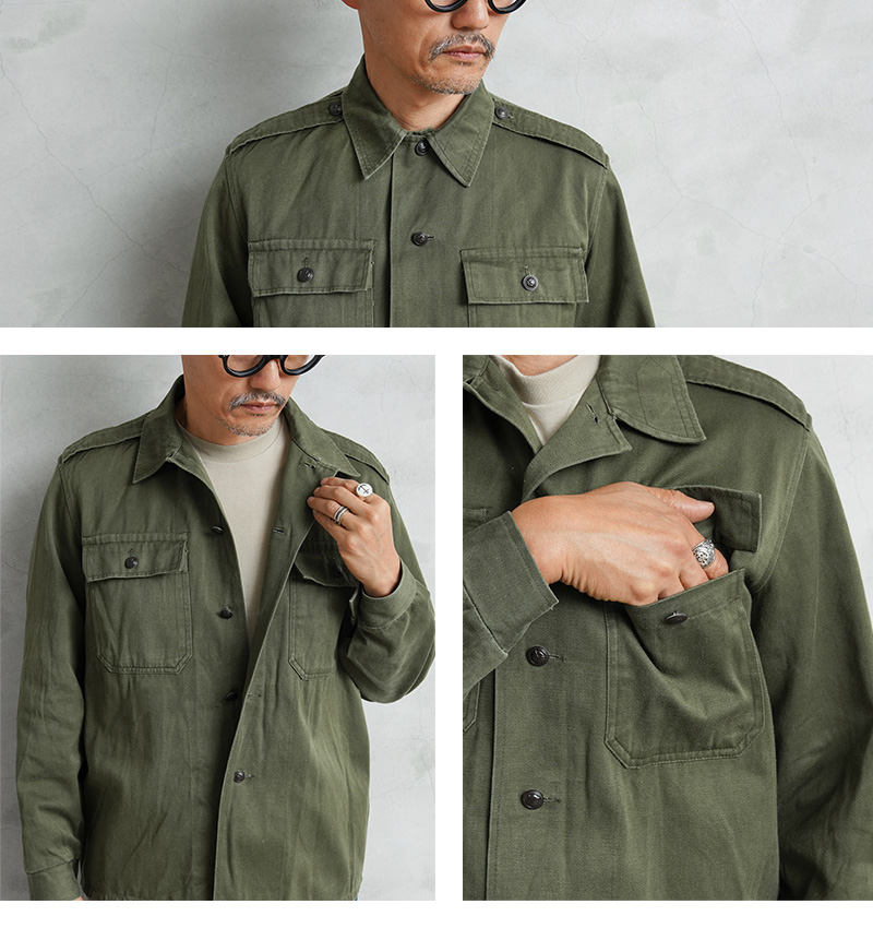 MILITARY（ミリタリー） 実物 USED ハンガリー軍 フィールド シャツ
