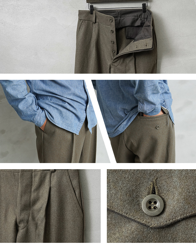 MILITARY（ミリタリー） 実物 新品 デッドストック イタリア軍 ウール