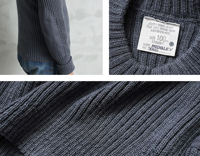 MILITARY（ミリタリー） 実物 USED イギリス軍 RAF クルーネック