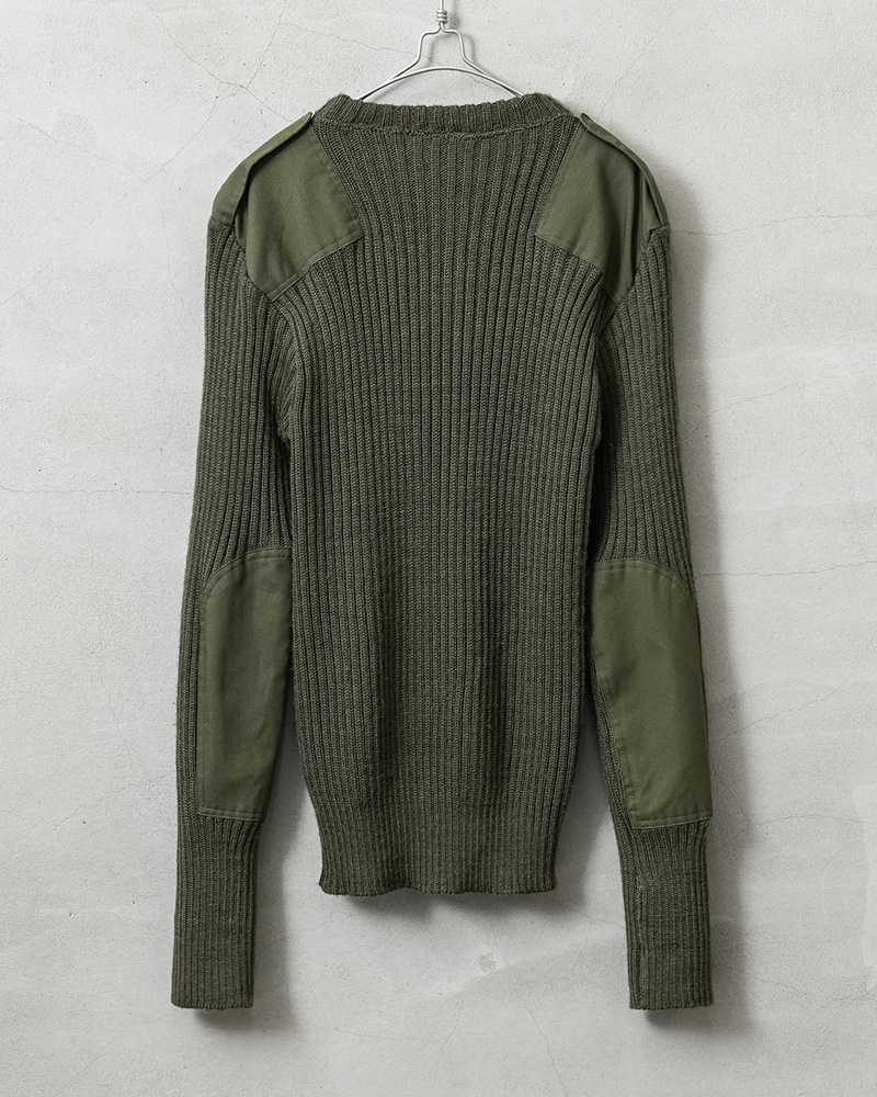 イギリス軍コマンドセーター （WOOLLY PULLY）【ネックコードNSN付】 ミリタリー ウーリープーリー コマンド ウール セーター イギリス軍